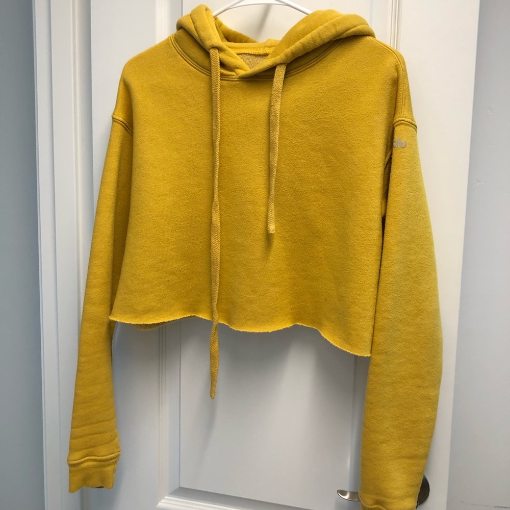 Alo Yoga cropped hoodie